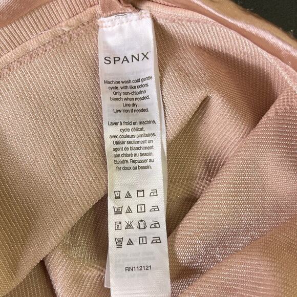 SPANX High-Waisted Body Tunic Shapewear Tan Nude 1457 Slimming Women's Medium - Picture 9 of 12